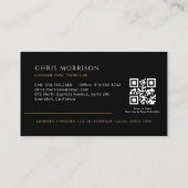 Carte De Visite Code QR Technicien Entreprise de CVC (Dos)