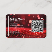Carte De Visite Code QR Technicienne de Manucure Professionnelle P (Devant)