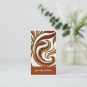 Carte De Visite Code QR tendance parties scintillant abstraite ter (Debout devant)