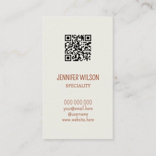 Carte De Visite Code QR tendance parties scintillant abstraite ter (Dos)