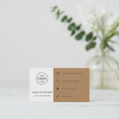 Carte De Visite Code QR Toffee blanc Rendez-vous Architecte Person (Debout devant)