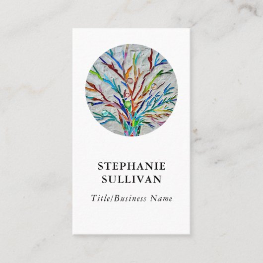 Carte De Visite Code QR unique (Devant)