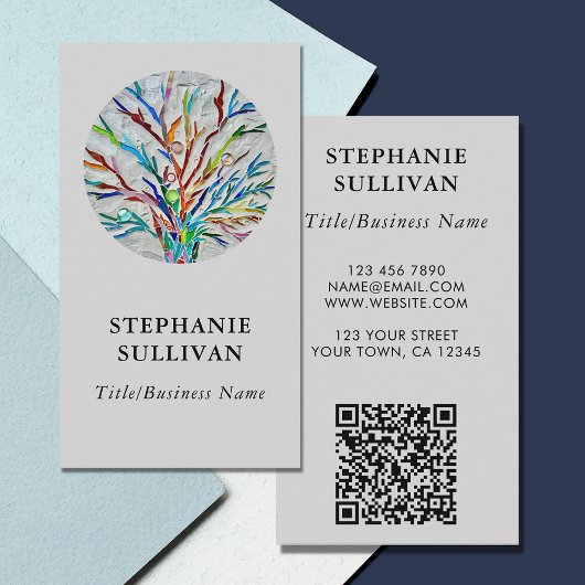 Carte De Visite Code QR unique