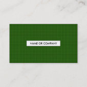 Carte De Visite code QR vert (Dos)