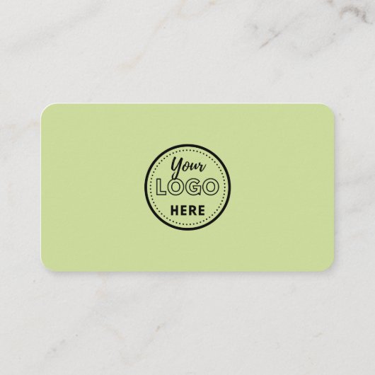 Carte De Visite Code Qr vert de chaux professionnel Script minimal (Dos)