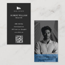 Code QR vertical pour conseiller en immobilier de