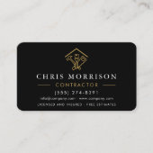 Carte De Visite Code QR Wood Home Improvement (Devant)