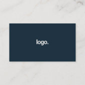 Carte De Visite Code Qrcode scannable blanc du PDG de la Marine mo (Dos)