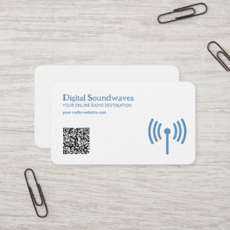 Carte De Visite Code radio QR
