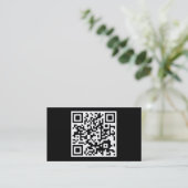 Carte De Visite code simple de QR (Debout devant)