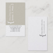 Carte De Visite Coder Minimal CSS Computer Programmer Techie (Devant / Derrière)
