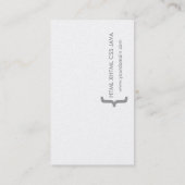 Carte De Visite Coder Minimal CSS Computer Programmer Techie (Dos)