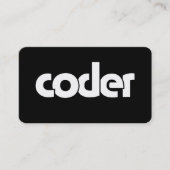 Carte De Visite Codeur (Devant)