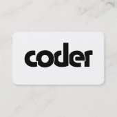 Carte De Visite Codeur (Devant)