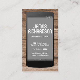 Carte De Visite Codeur d'ingénieur logiciel pour les développeurs 