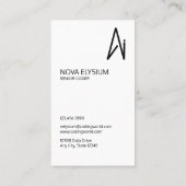 Carte De Visite Codeur d'intelligence artificielle (Dos)