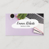 Carte De Visite Codeur Médicale du poste de soins de santé (Devant)