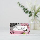 Carte De Visite Codeur Médicale du poste de soins de santé (Debout devant)