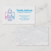 Carte De Visite Coding | Software Engineer (Devant / Derrière)