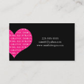 Carte De Visite Coeur (Dos)