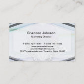 Carte De Visite Coeur, ailes d'ange et océan (Dos)