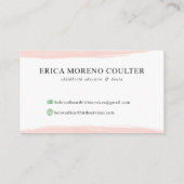 Carte De Visite Coeur aimé (Dos)