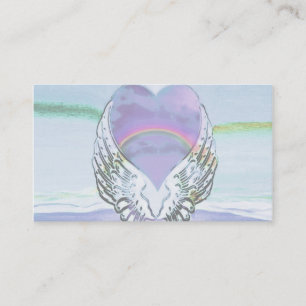 Carte De Visite Coeur, Ange Wings & Ocean