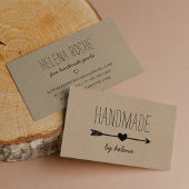 Carte De Visite Coeur artisanal | Rustic Kraft