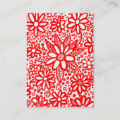 Carte De Visite Coeur assemblé - or - verticale (Dos)