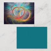 Carte De Visite Coeur au coeur (Devant / Derrière)