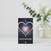 Carte De Visite Coeur céleste du marqueur (Debout devant)