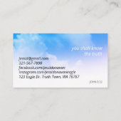 Carte De Visite Coeur d'aigle (Dos)