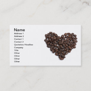 Carte De Visite Cœur de café