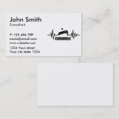 Carte De Visite Coeur de cornouille (Devant / Derrière)