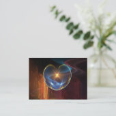 Carte De Visite Coeur de guérison (Debout devant)