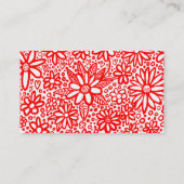 Carte De Visite Coeur encombré - Customisé (Dos)