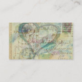 Carte De Visite Coeur-Fait face (Dos)