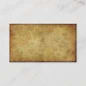 Carte De Visite Coeur fantaisie vintage (Dos)