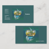 Carte De Visite Coeur liquide (Devant / Derrière)