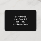 Carte De Visite Coeur musical (Dos)