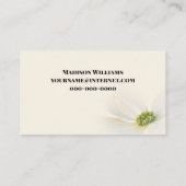 Carte De Visite Coeur nuptial et ruban aqua (Dos)