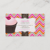 Carte De Visite Coeur rose de Pix-Dezines (Dos)