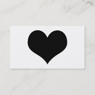 Carte De Visite coeur simple