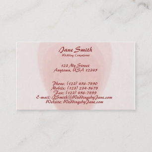 Carte De Visite Coeur triple