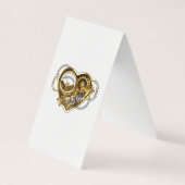 Carte De Visite Coeur vapeur avec un manomètre (Devant)