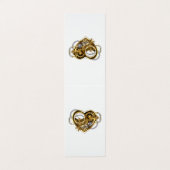 Carte De Visite Coeur vapeur avec un manomètre (Extérieur déplié)