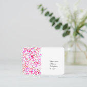 Carte De Visite Coeurs (Debout devant)