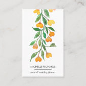 Carte De Visite Coeurs jaunes | Icônes professionnelles des médias (Devant)