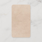 Carte De Visite Coffee Cup and Beans | Barista | Cafe (Dos)