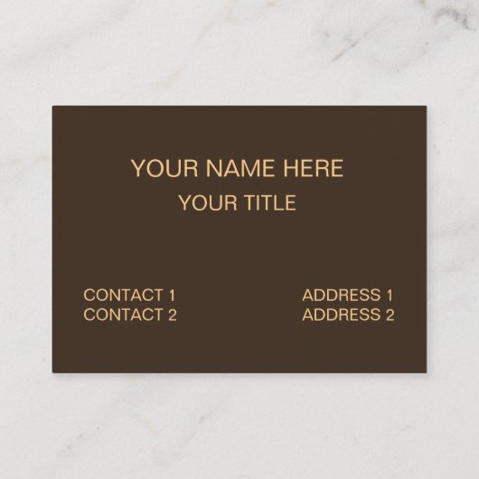 Carte De Visite Coffee Cup Pattern Cafe (Dos)